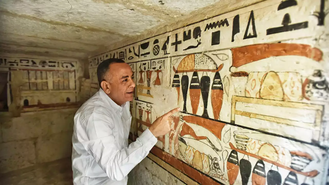 Egypt Displays Recently Discovered Ancient Tombs in Saqqara