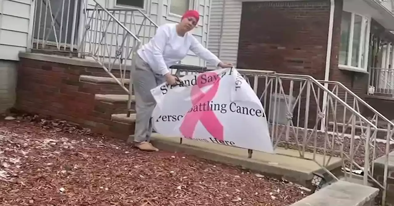 NJ Landlord Tells Woman Battling Cancer To Take Down Banner Asking for Prayers, Support