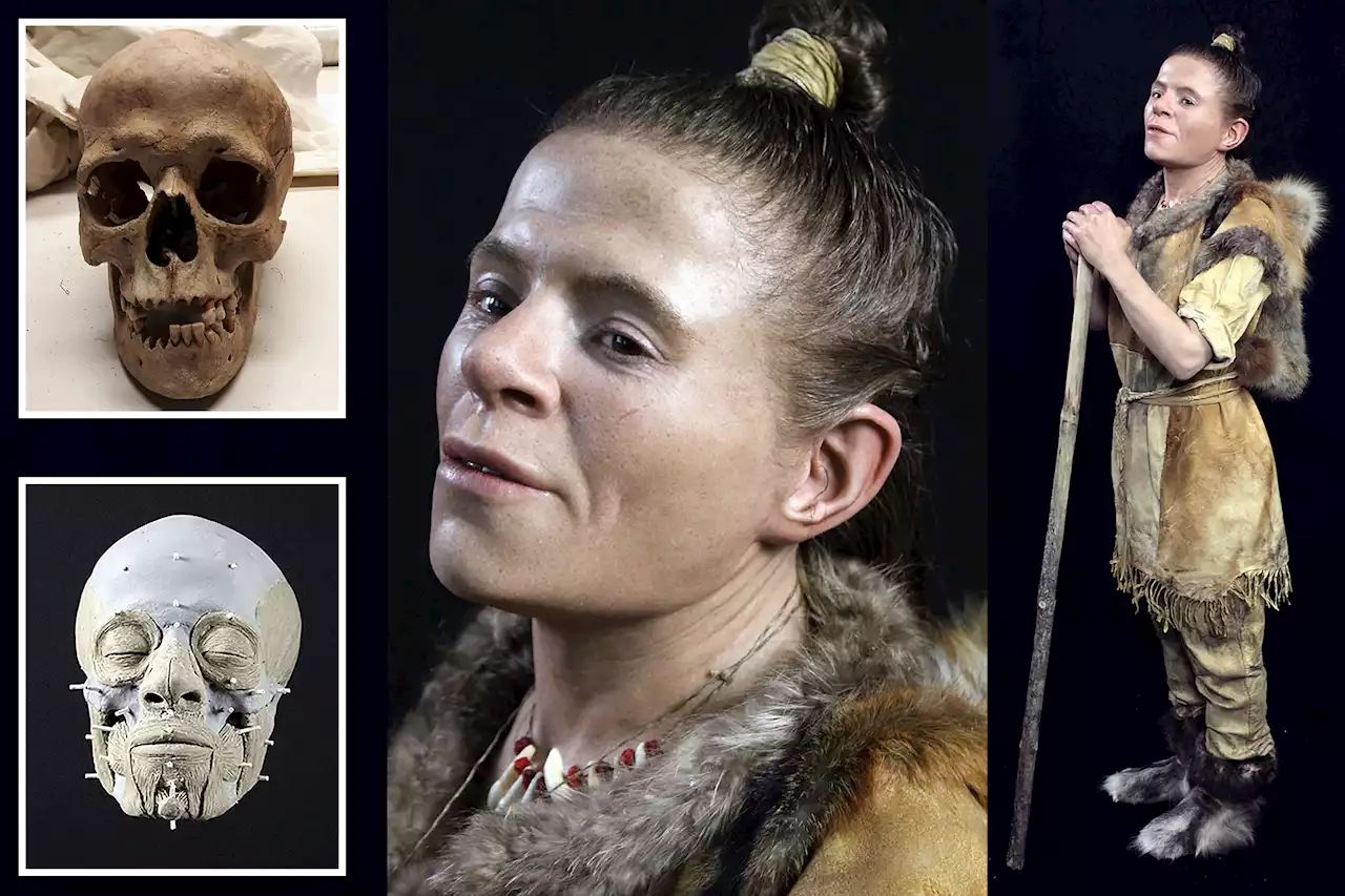 Stunning 3D image recreates real Stone Age woman