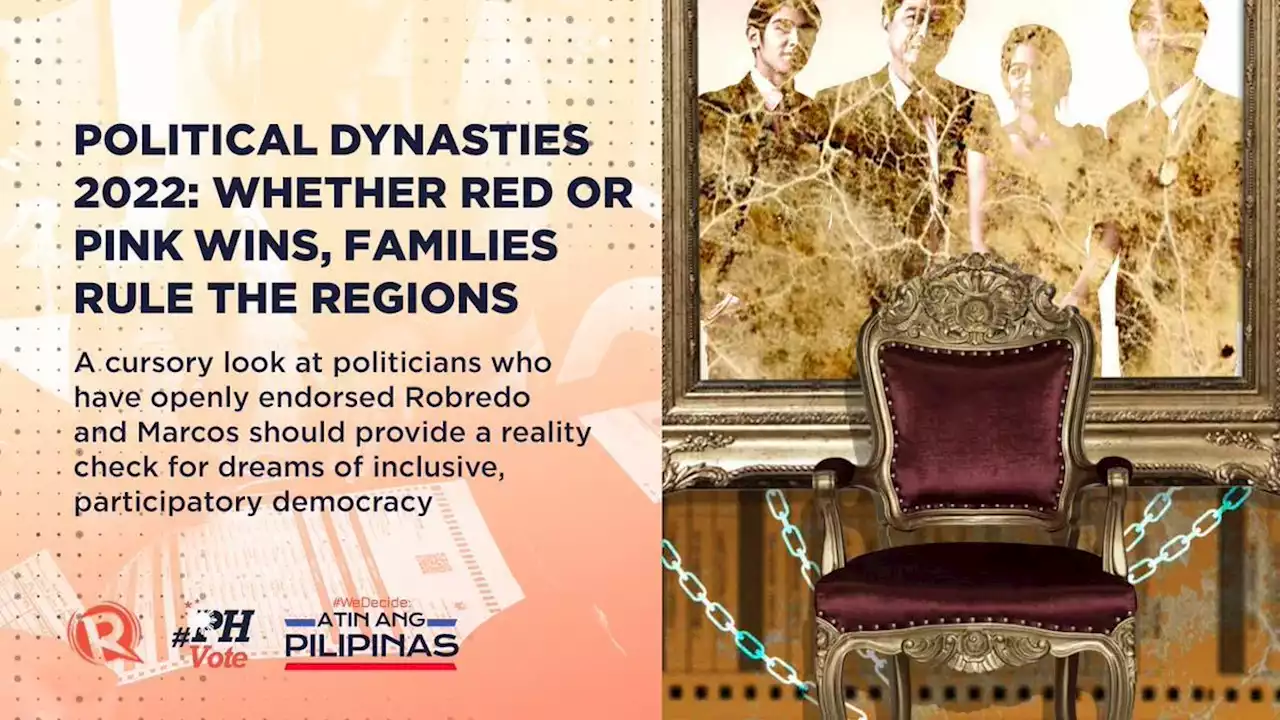 Political Dynasties 2022: Whether Red or Pink wins, families rule the regions