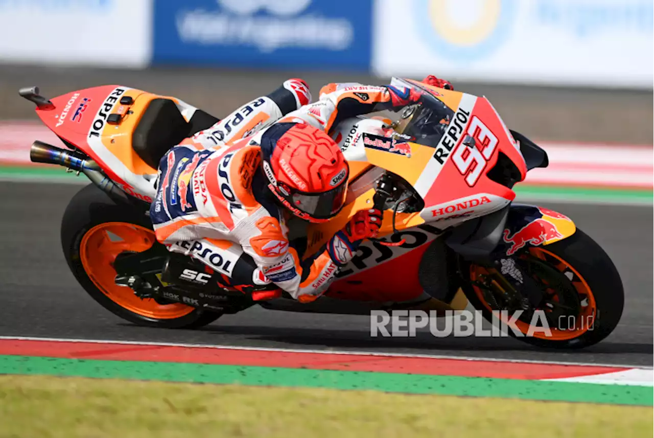 Marc Marquez Tercepat dalam Sesi Latihan Bebas Ketiga (FP3) Mandalika |Republika Online