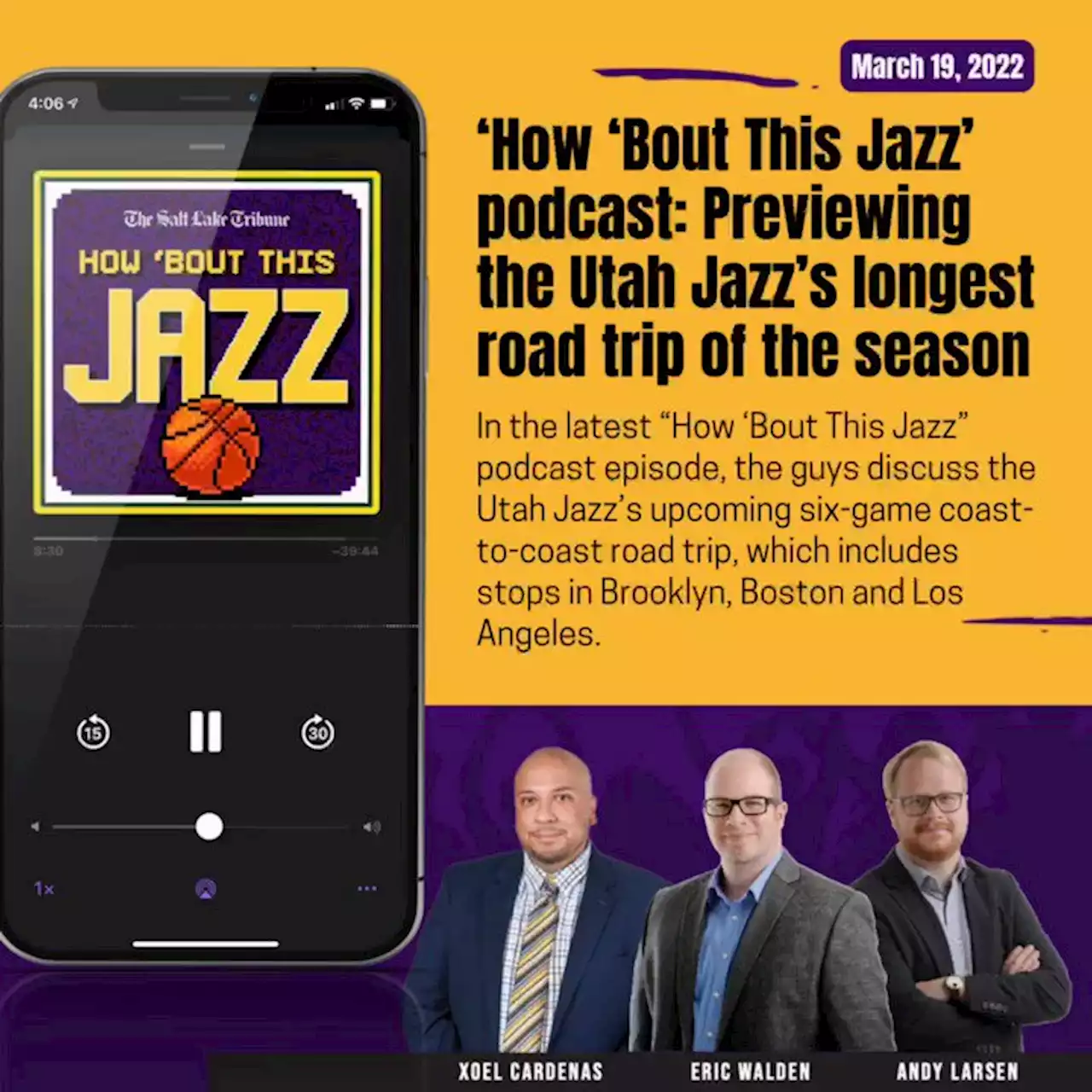 ‘How ‘Bout This Jazz’ podcast: Previewing the Utah Jazz’s longest road trip of the season