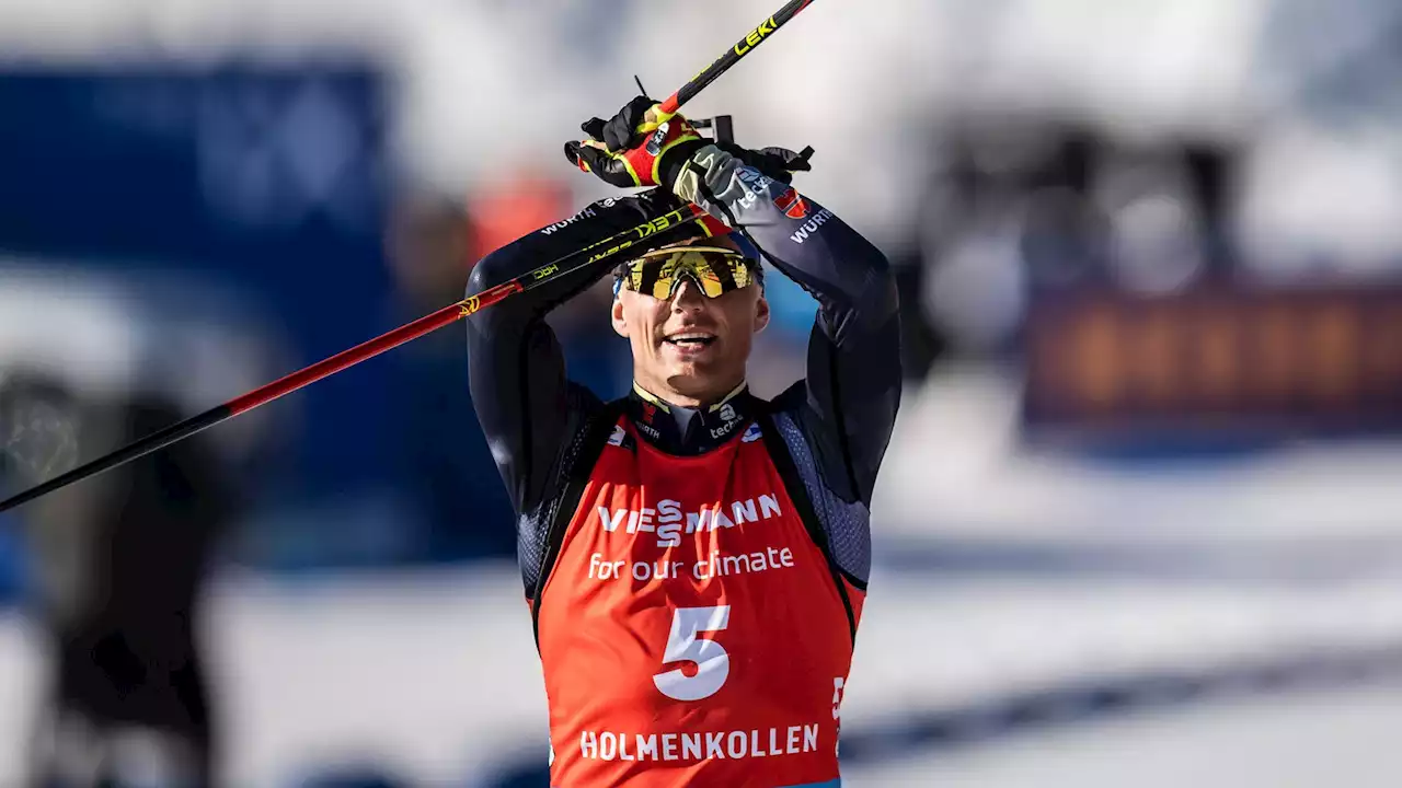 Biathlon: Lesser krönt Karriereende mit Sieg in der Verfolgung