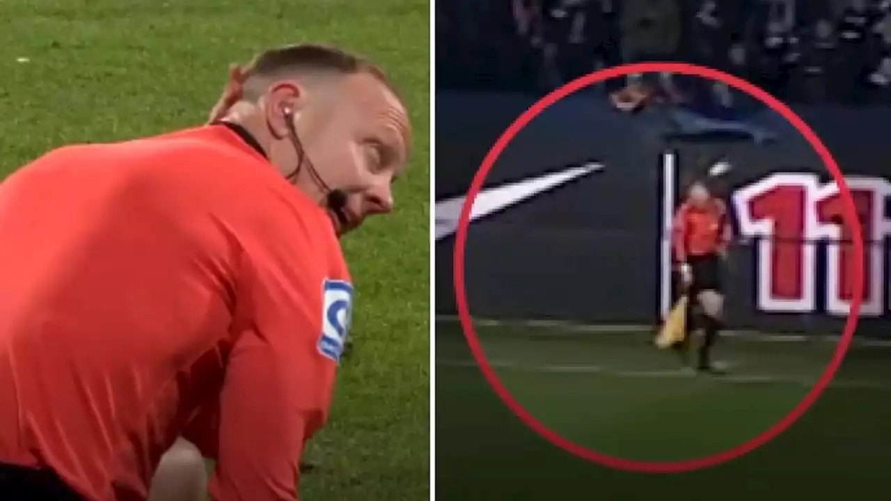 Fotboll: Bundesligamatch avbruten – domare träffad av ölmugg