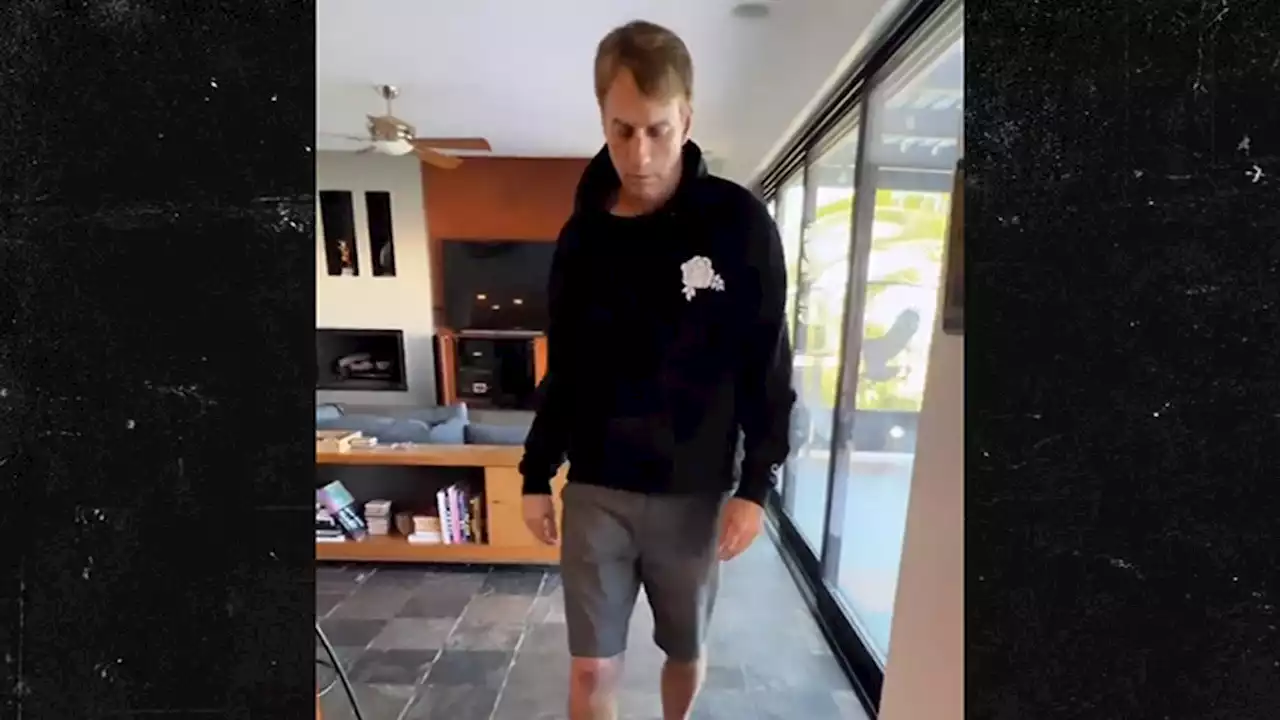 Tony Hawk Walks Without Crutches 9 Days After Breaking Leg