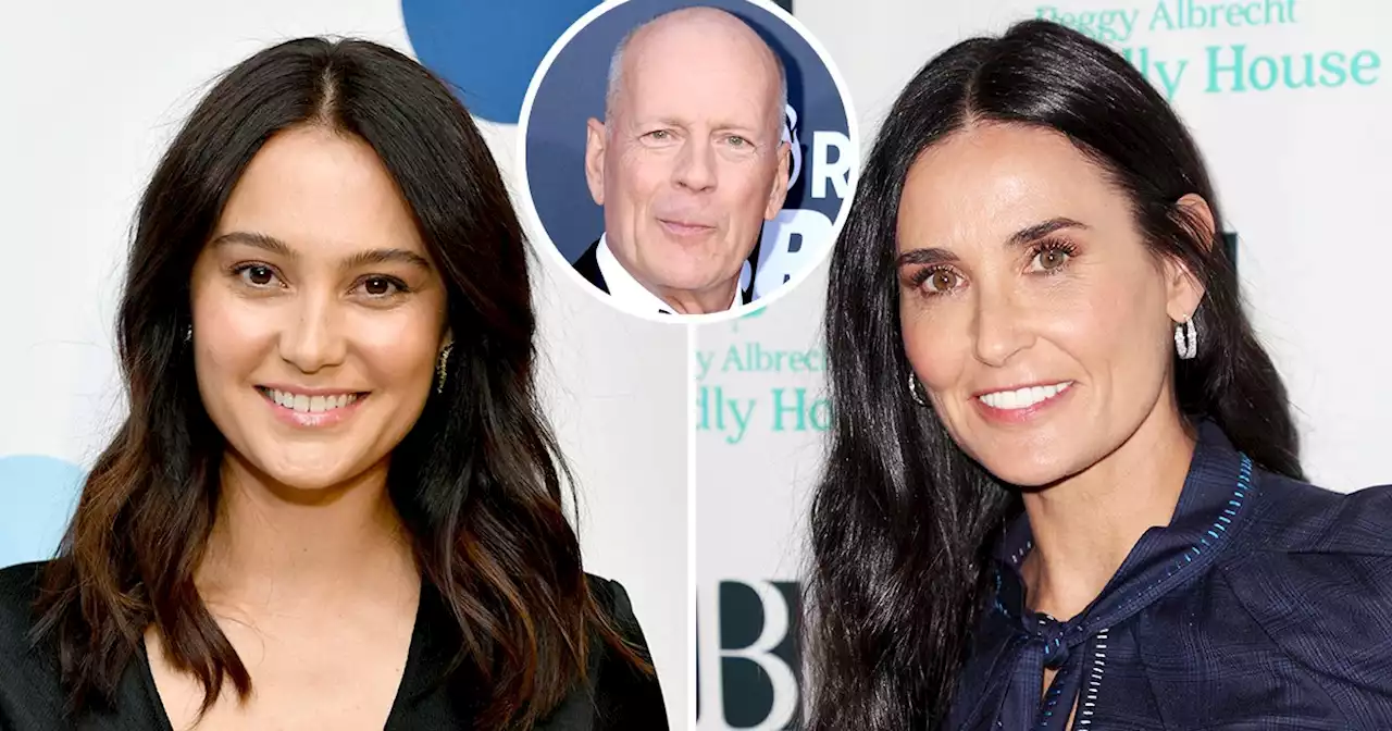 Blended Fam! Bruce Willis, Wife Emma and Ex Demi Moore Are Friendship Goals