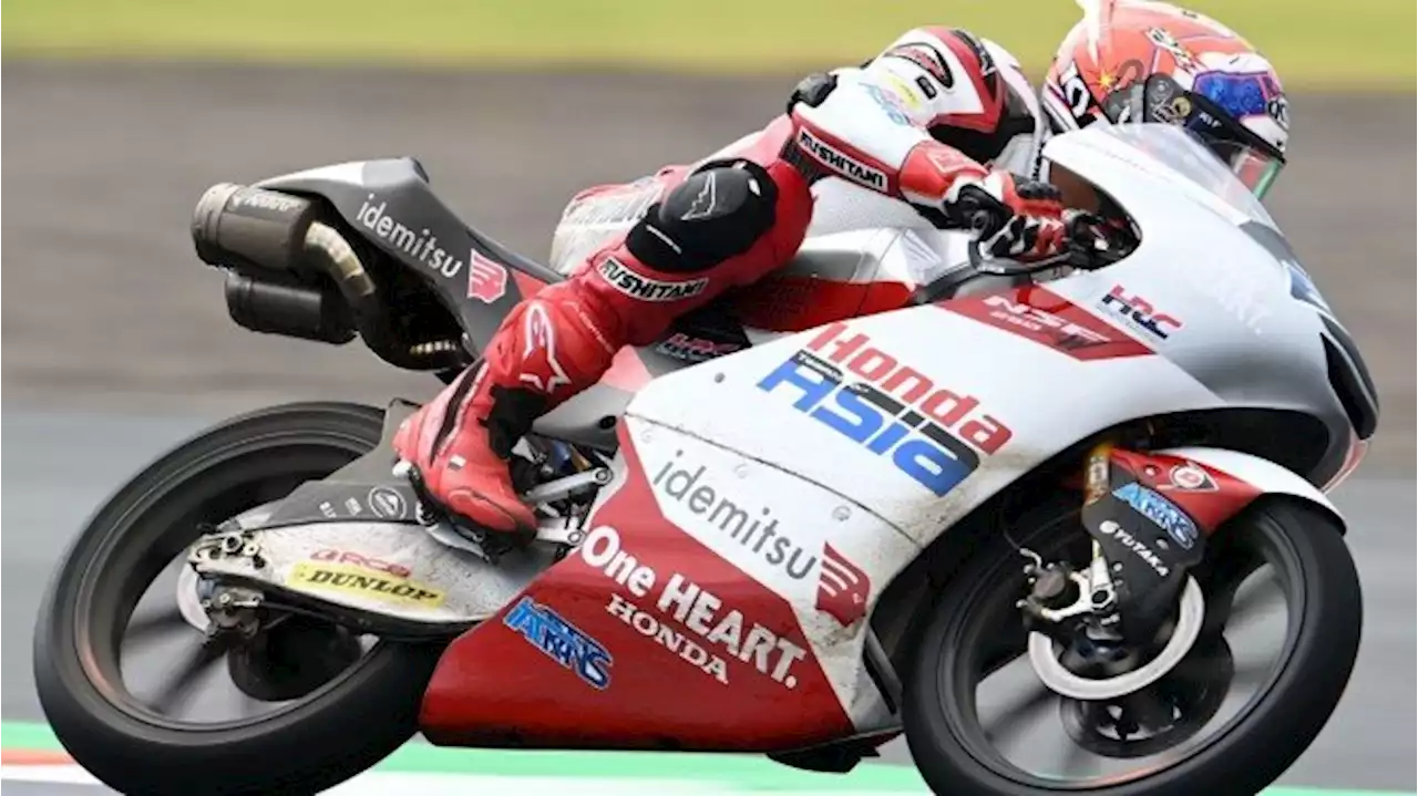 Keren, Mario Aji Start dari Posisi Ketiga di Balapan Moto3 Mandalika