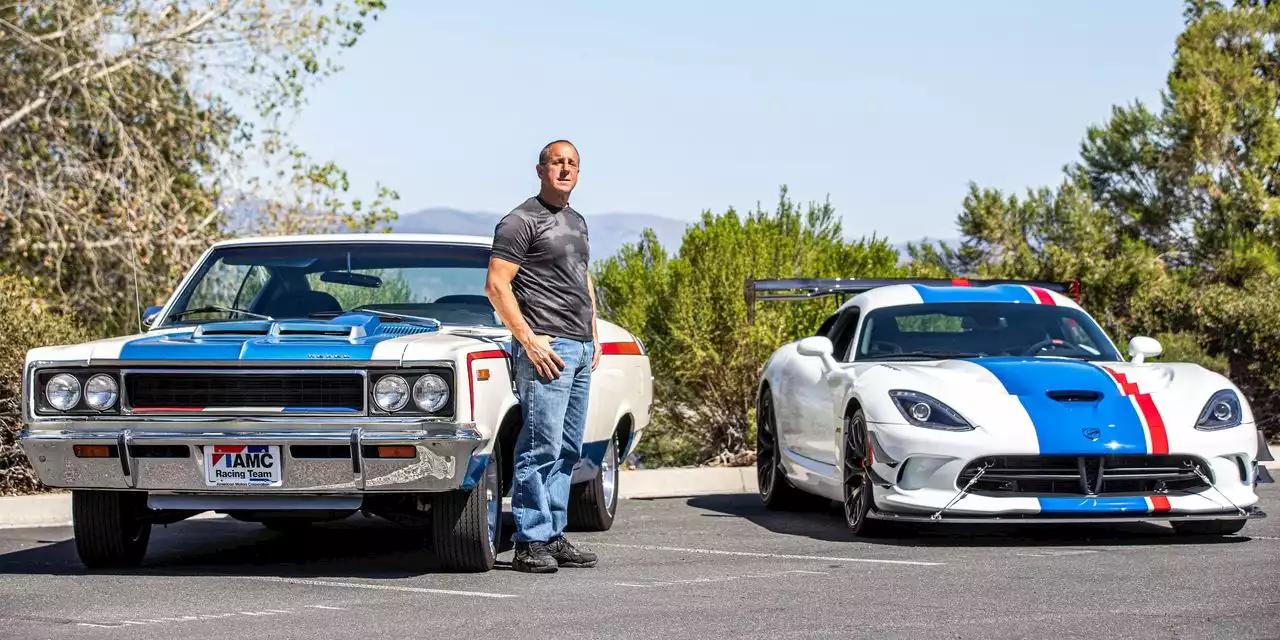 Two Unusual Cars and One Red, White and Blue Paint Scheme