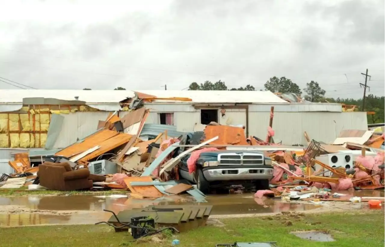 Florida and Alabama report damage as severe storm system moves up East Coast