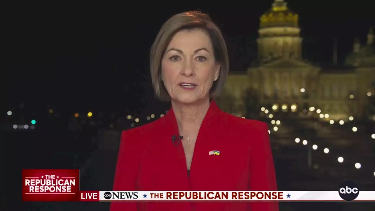 Iowa Gov. Kim Reynolds gives GOP response to Biden's State of the Union address