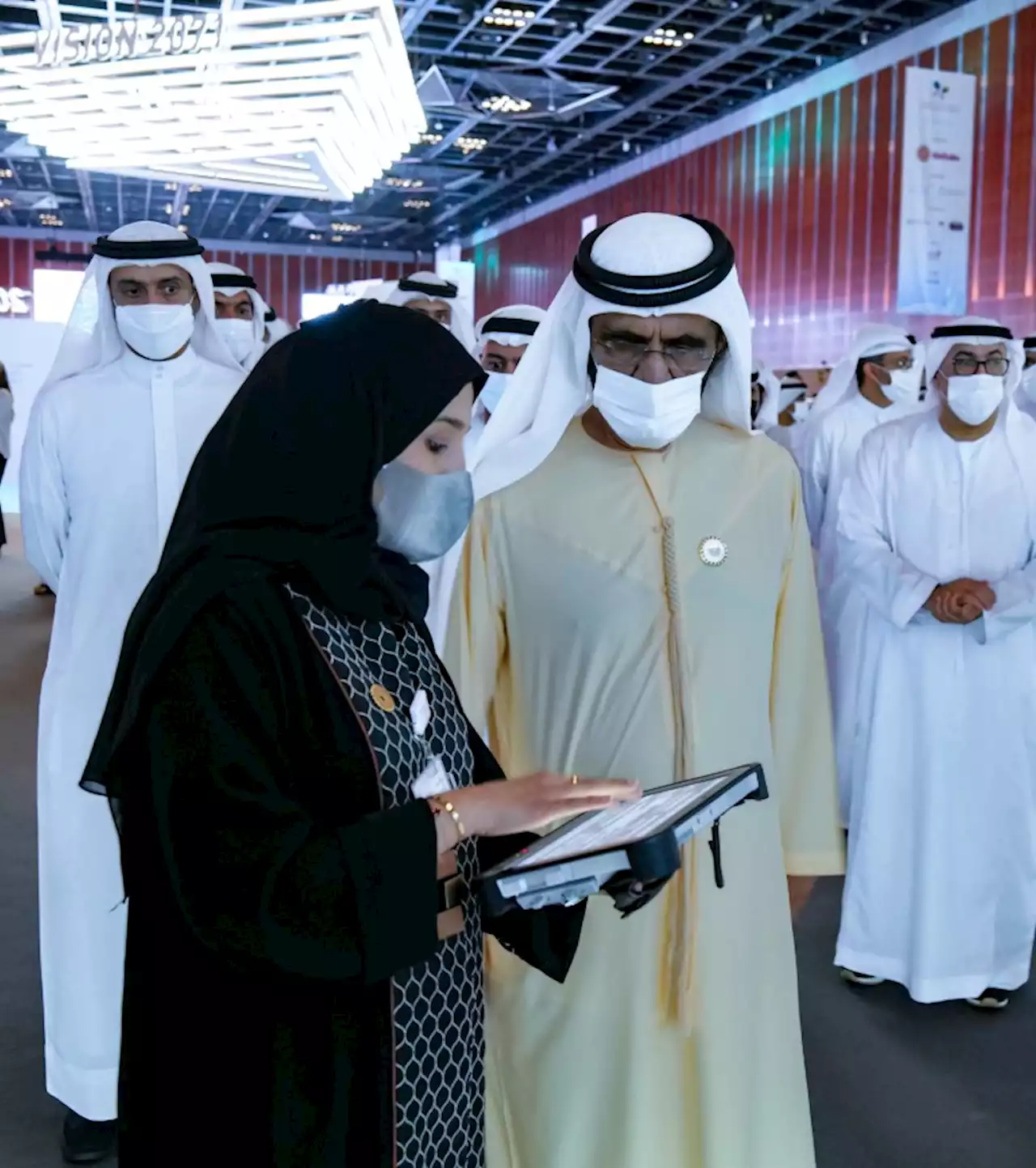 محمد بن راشد يزور منتدى دبي الصحي 2022
