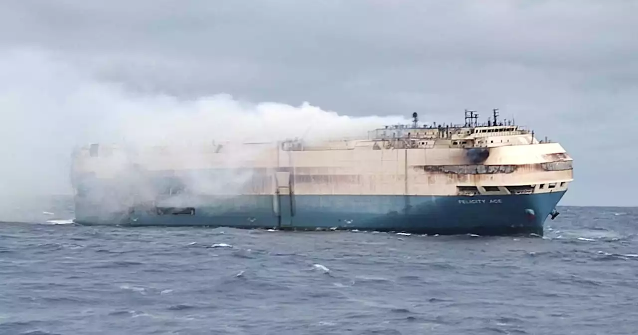 Cargo ship carrying thousands of luxury cars to U.S. sinks in Atlantic Ocean