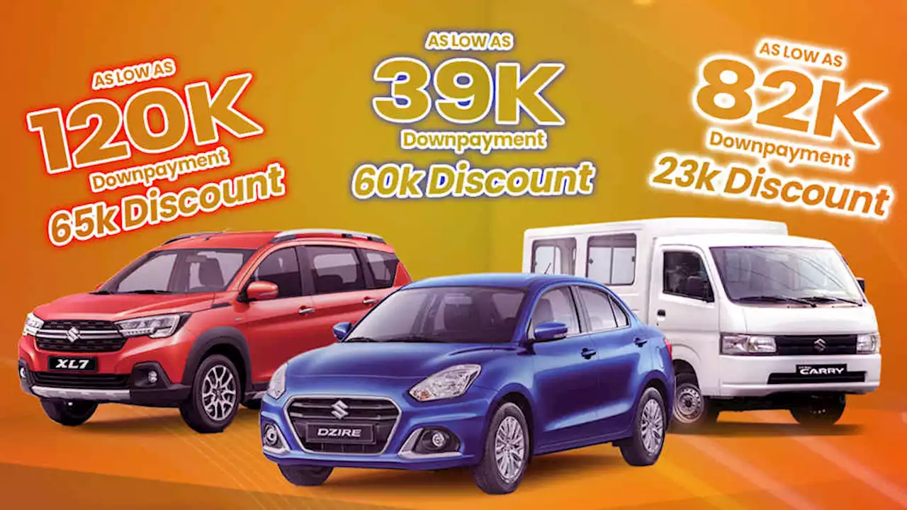 Suzuki's Triple Deal Promo Offer Discounts, Low Down On XL7, Carry, And Dzire | CarGuide.PH | Philippine Car News, Car Reviews, Car Prices