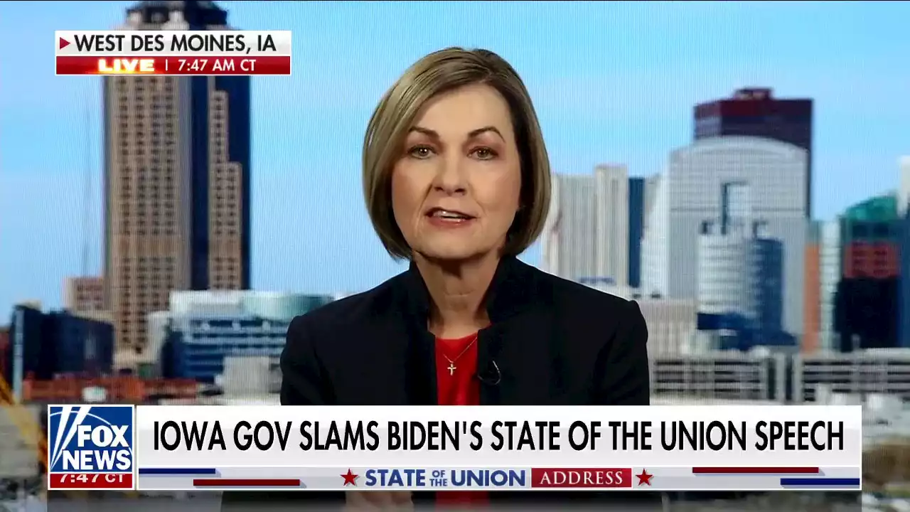 Gov. Kim Reynolds on 'Fox & Friends': 'Too little, too late' sums up Biden's first year