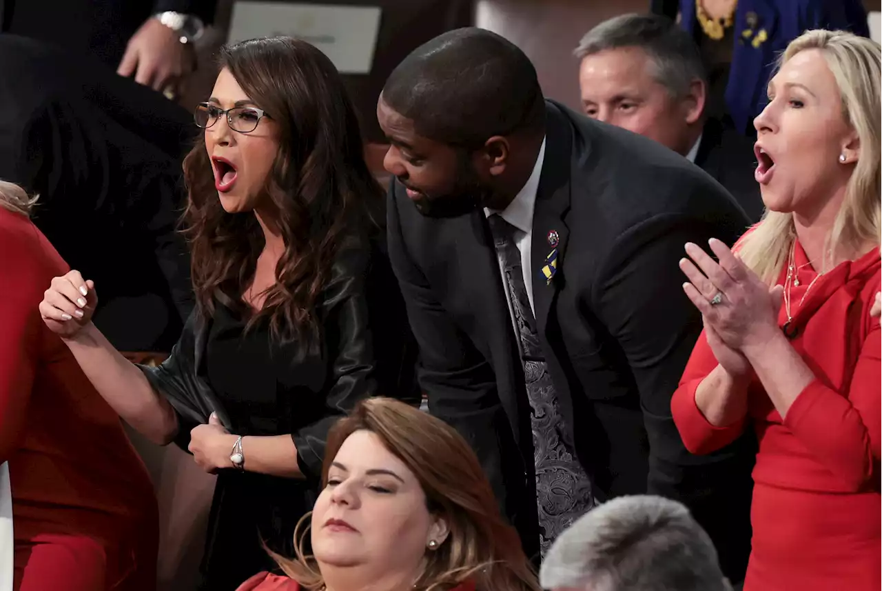 GOP Reps. Greene, Boebert Heckle Biden Throughout State of Union Address