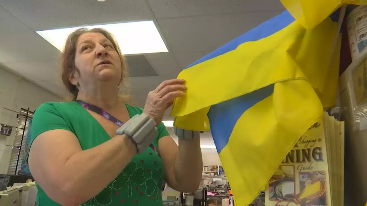 San Diegans Stand with Ukraine and Its Flag