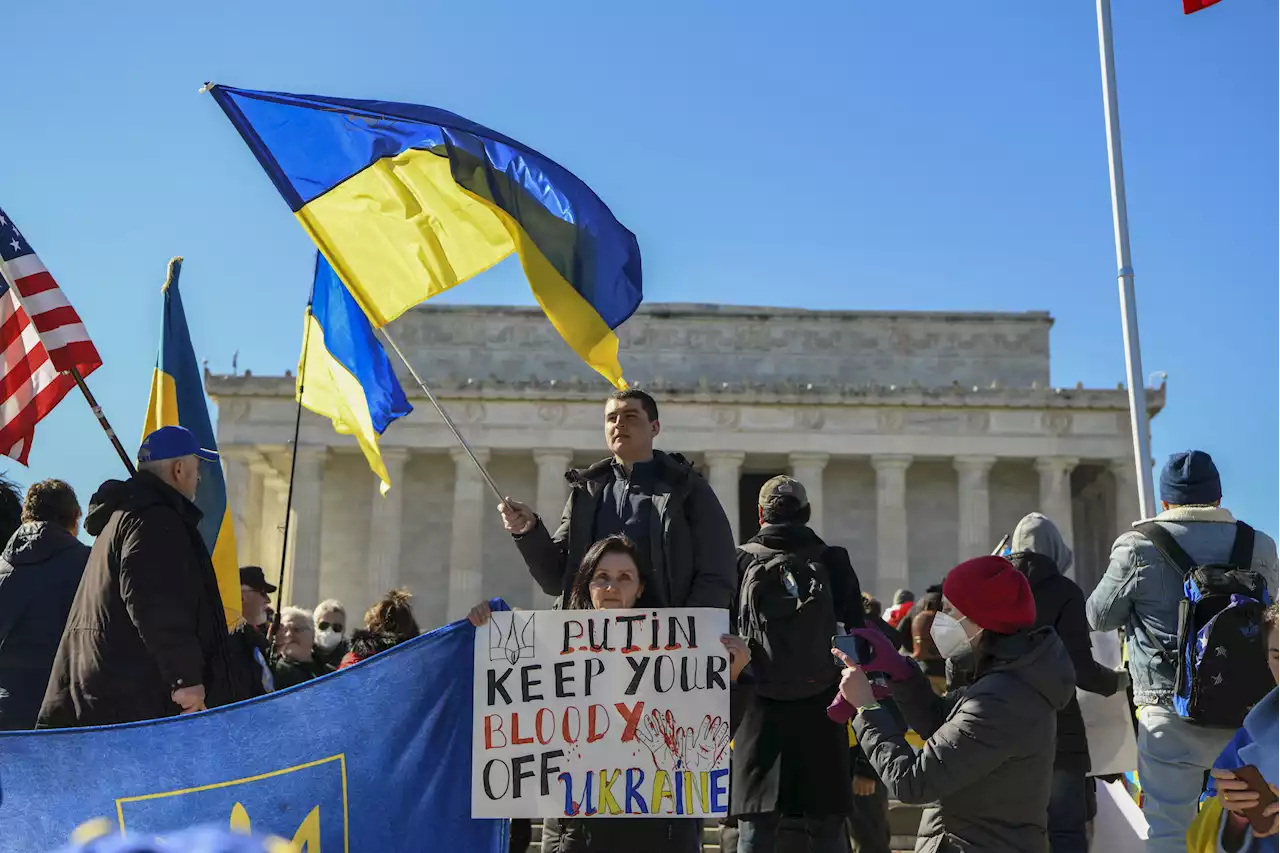 Trucker convoy rally sees few protesters as world focuses on Ukraine