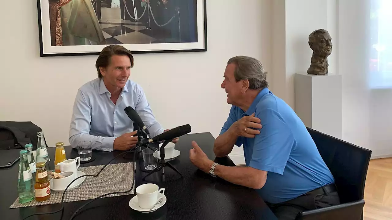 Podcast von Gerhard Schröder gestoppt