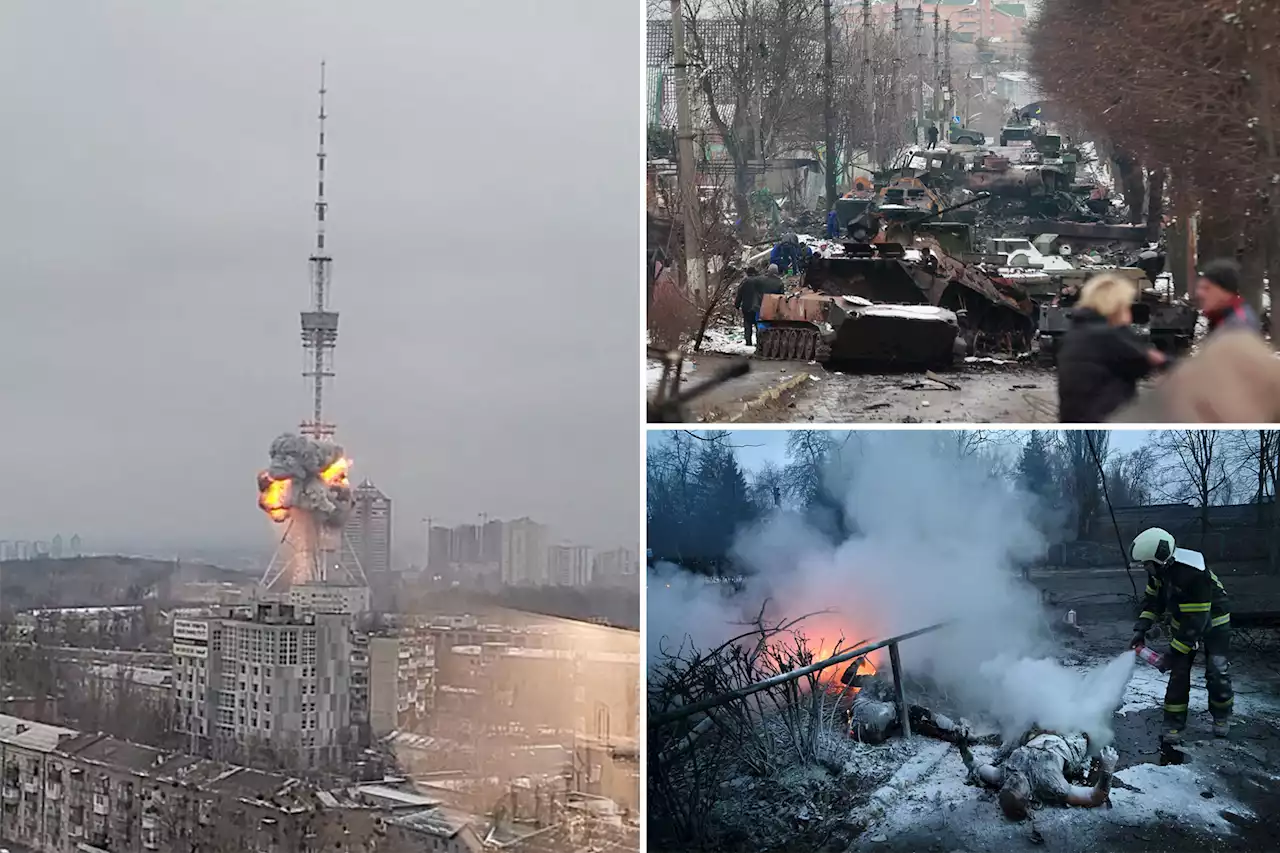 Russia unleashes more deadly airstrikes, captures Ukrainian port city as thousands flee