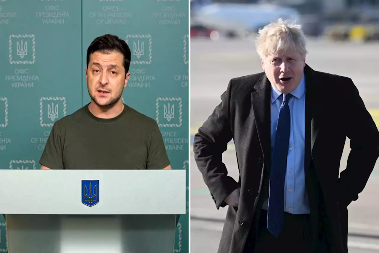 Zelensky gives Boris Johnson ‘shopping list’ of weapons needed to defeat Russian forces