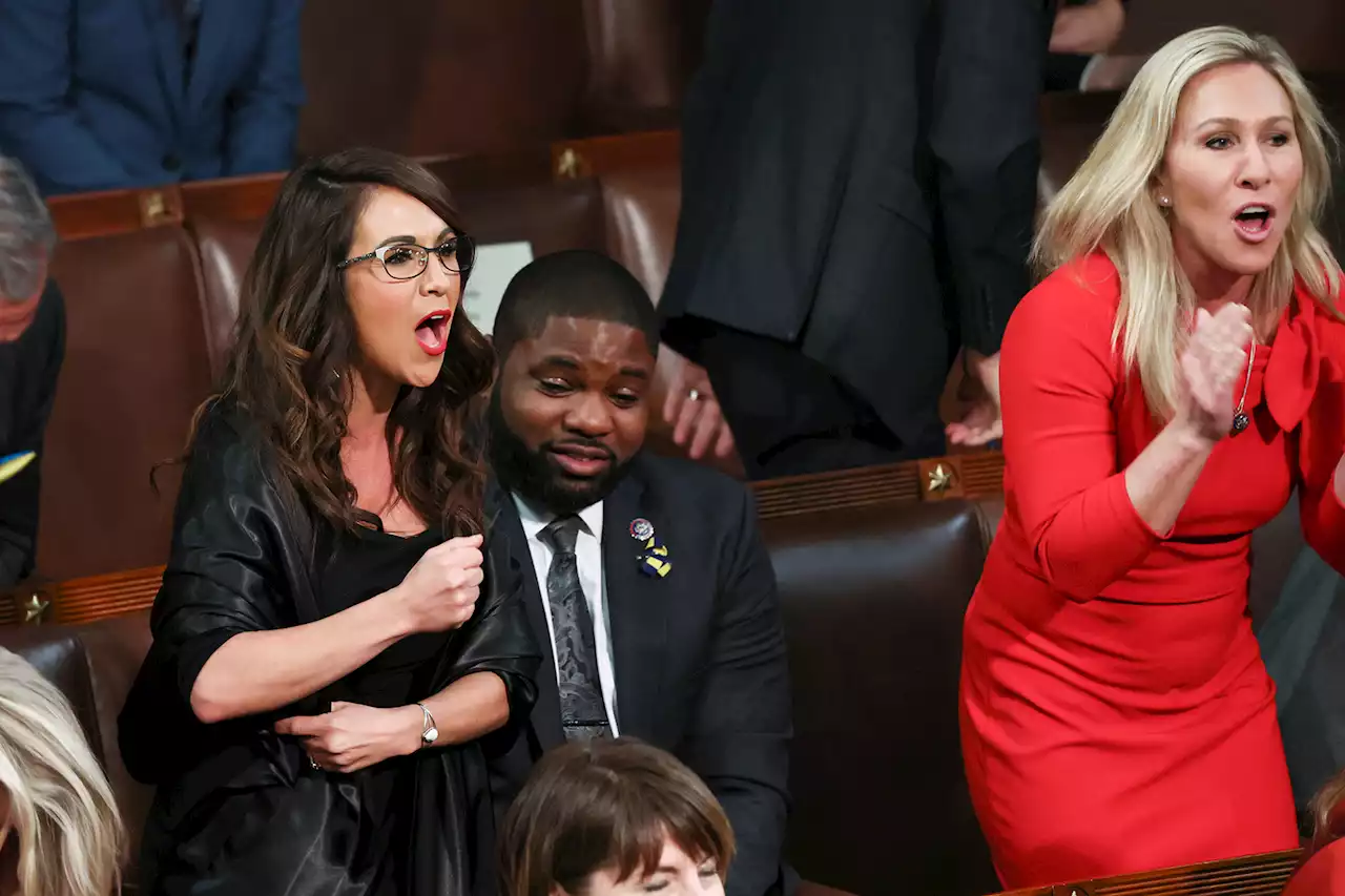 Lauren Boebert Heckles Biden as He Honors Dead Soldiers During State of the Union