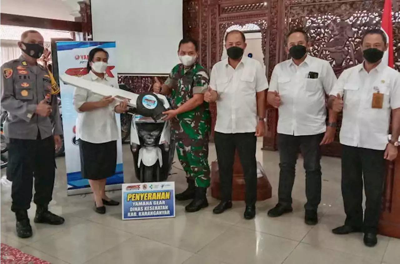 Penarikan Undian Vaksinasi Karanganyar Digelar, Ini Dia Pemenang Motor