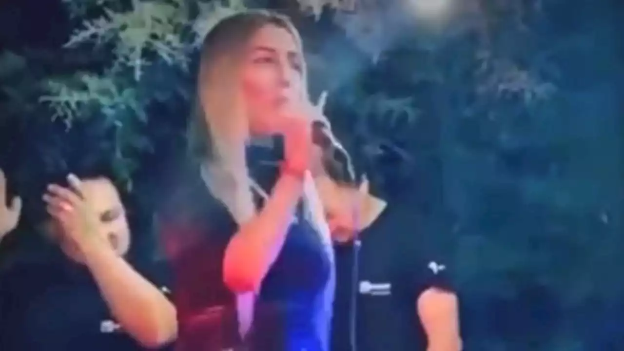 Tamara Báez, la novia de L-Gante, debutó como cantante de cumbia