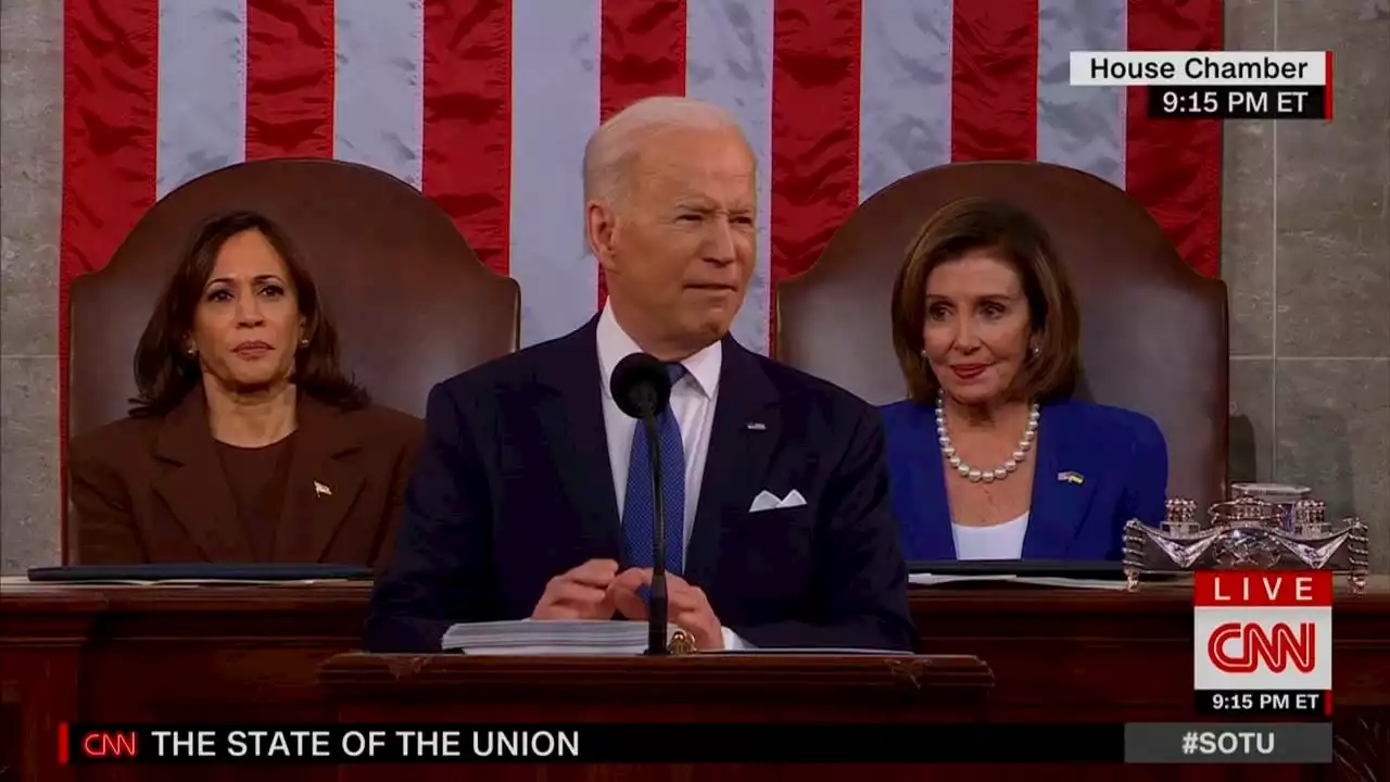 Biden Bans Russian Flights From U.S. Airspace During State of the Union