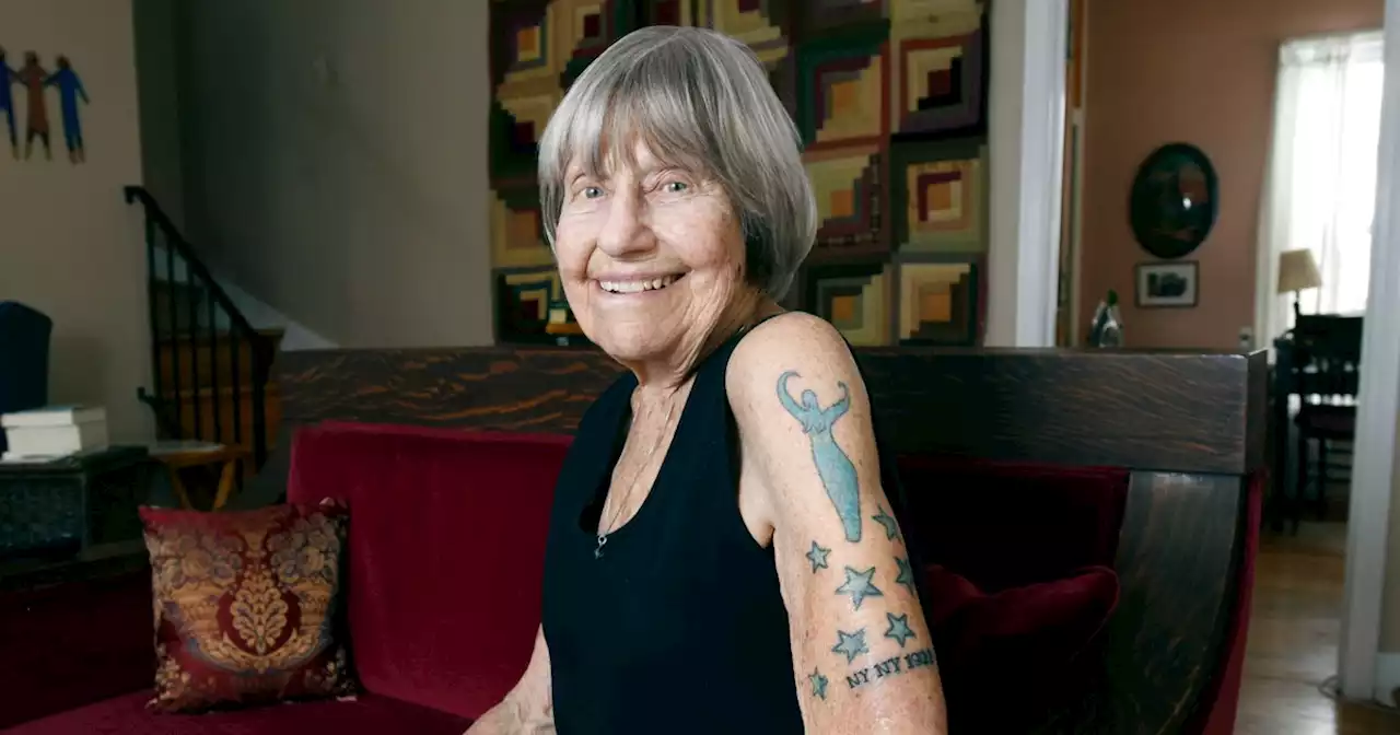 Woman celebrates 100th birthday by getting a tattoo