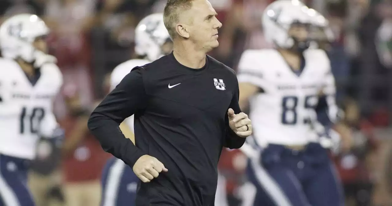 Utah State announces head football coach’s son died