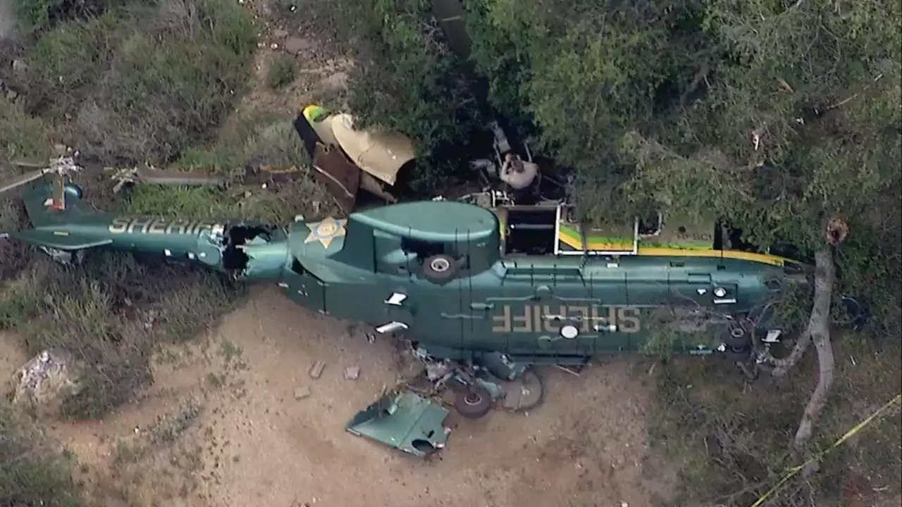 Los Angeles County sheriff helicopter crashes in Angeles National Forest in Southern California