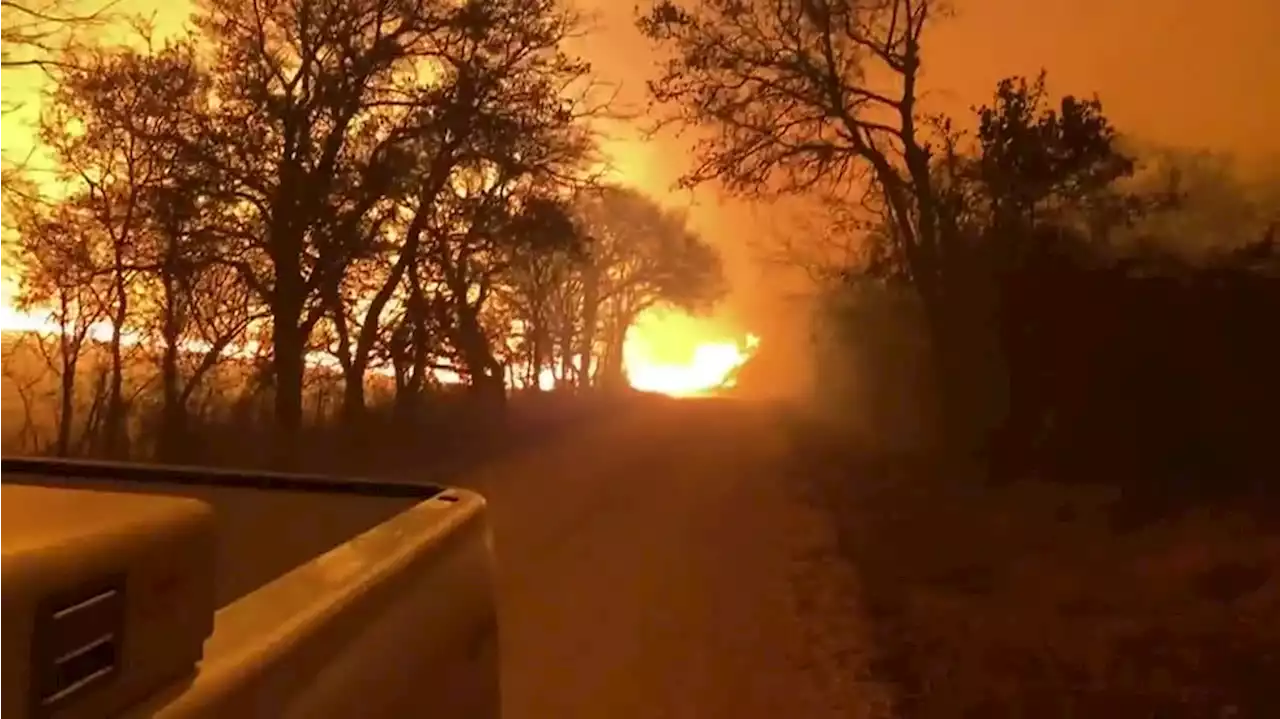 Firefighters gain ground on Texas wildfires on Saturday