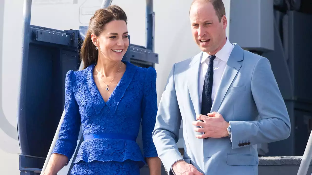 The Duchess of Cambridge Touches Down In Belize In Diana, Princess Of Wales’s Sapphires