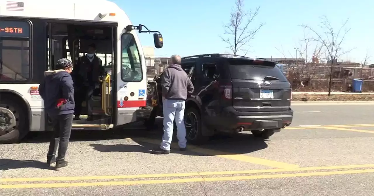 Two adults, three children injured when car, CTA bus collide at Ashland and Pershing