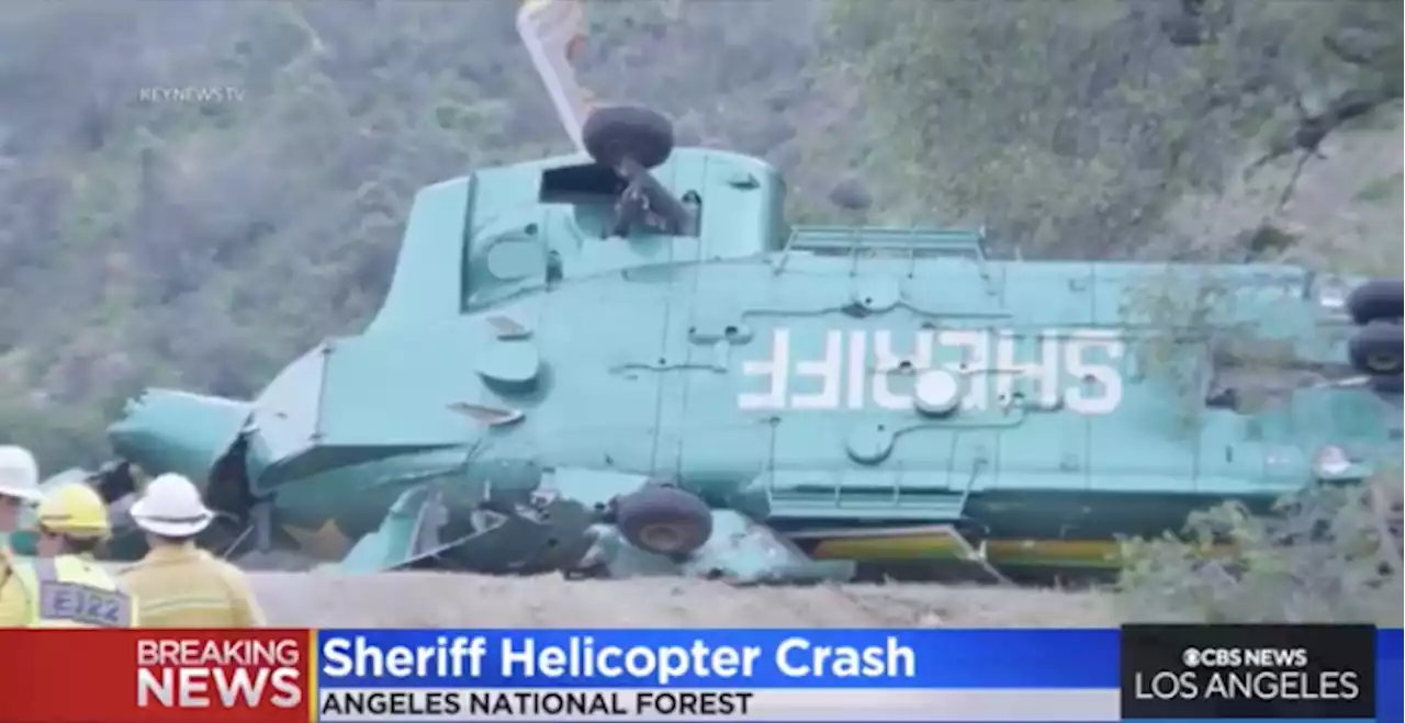 5 Deputies, 1 Doctor Onboard LASD Helicopter In Stable Condition After Crash In San Gabriel Canyon