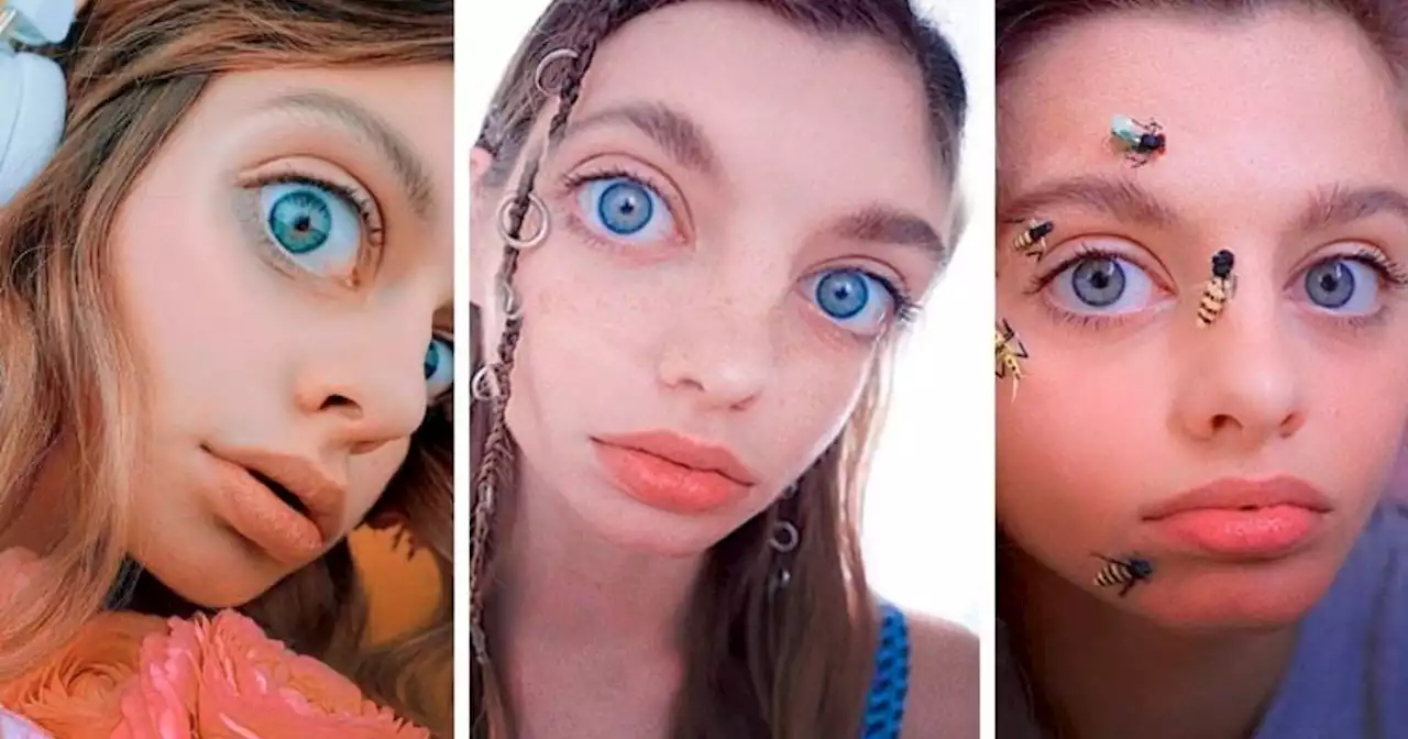 María Oz, la modelo ucraniana con los ojos más grandes del mundo