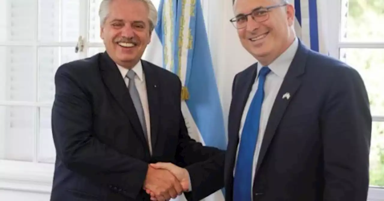 Alberto Fern�ndez recibi� al vicepremier de Israel, por los 30 a�os del atentado a la embajada