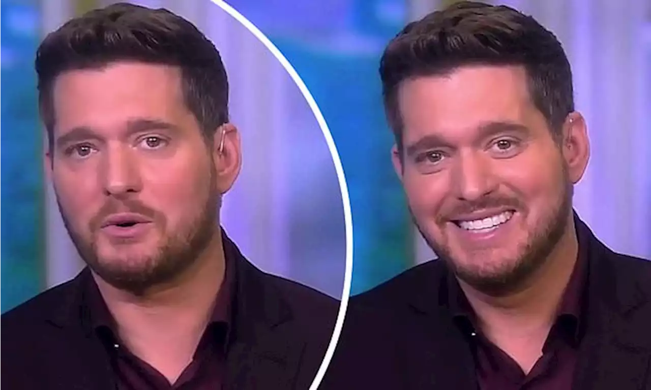 Michael Buble shares son's funny reaction to becoming a big brother