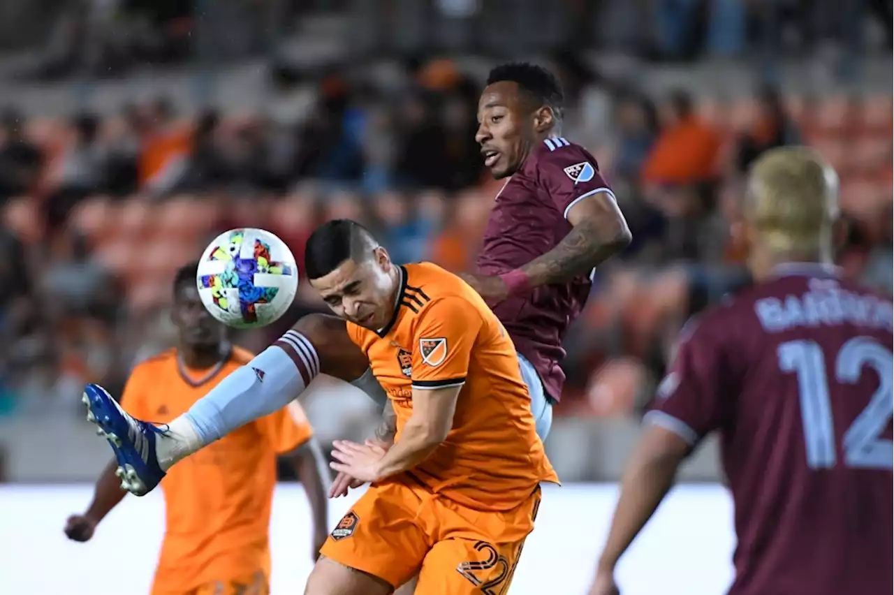 Mark-Anthony Kaye scores off corner kick, but Rapids concede late equalizer in tie against Houston