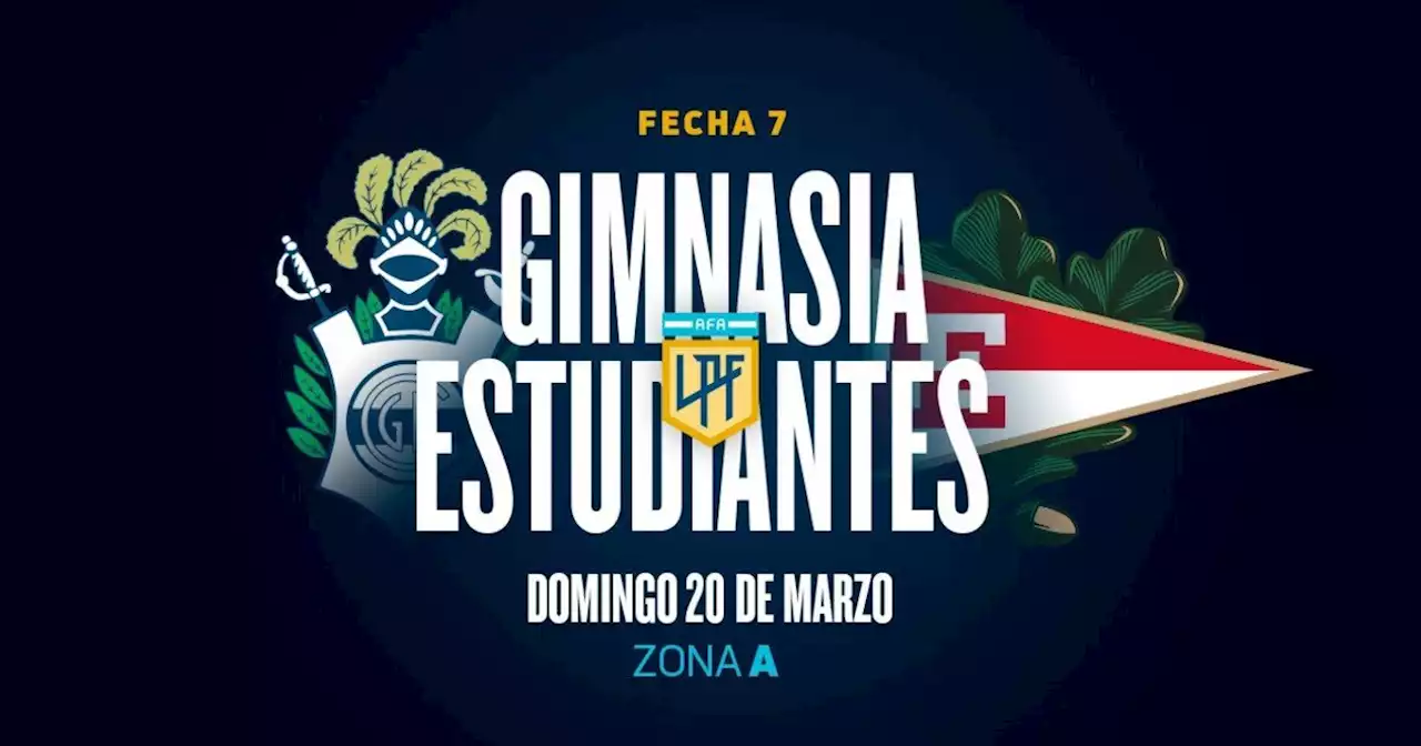 Gimnasia vs. Estudiantes: hora, formaciones y por dónde verlo en vivo