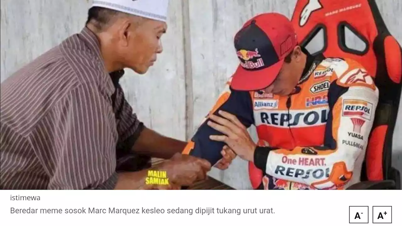 Kaget Marc Marquez Ditolak RS karena Tak Punya BPJS, Menkominfo Datangi MCI Mandalika