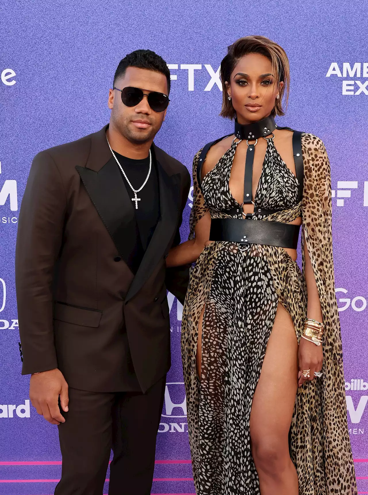 Ciara, Russell Wilson Rock Adorable Matching Outfits With Kids For Broncos Trade