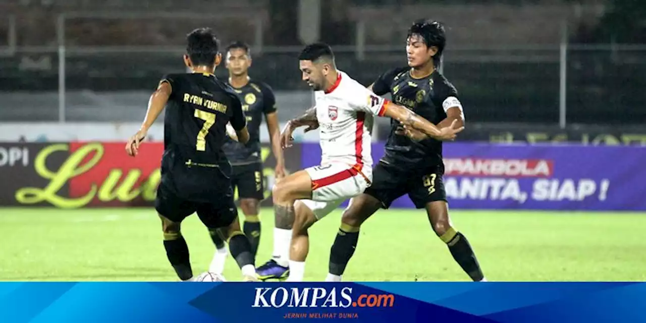 HT Arema FC Vs Borneo FC, Jonathan Bustos Cetak Gol Lagi, Pesut Etam Unggul 2-0