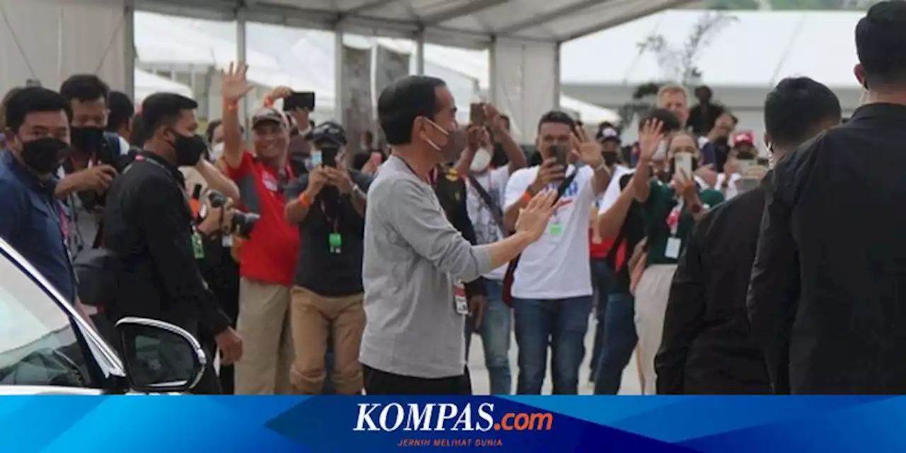 Live MotoGP Mandalika: Presiden Joko Widodo Tiba di Sirkuit