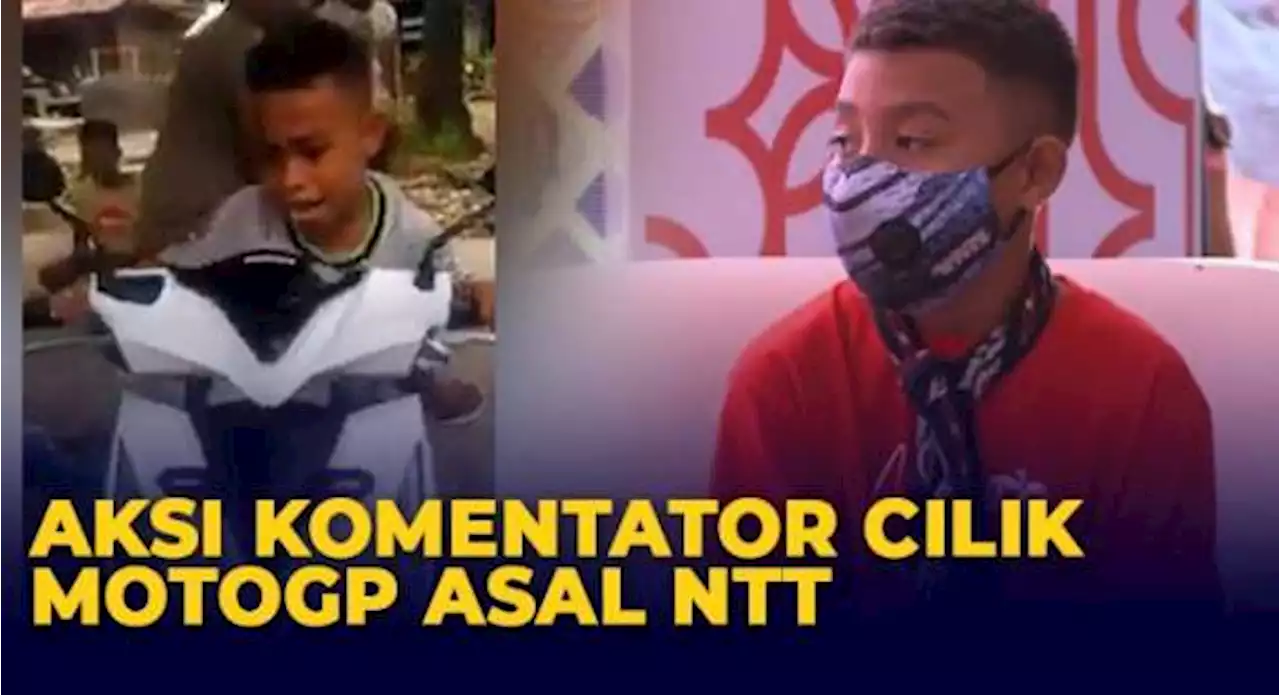 Intip Aksi Komentator Cilik MOTOGP Asal NTT Rivaldy Elvans