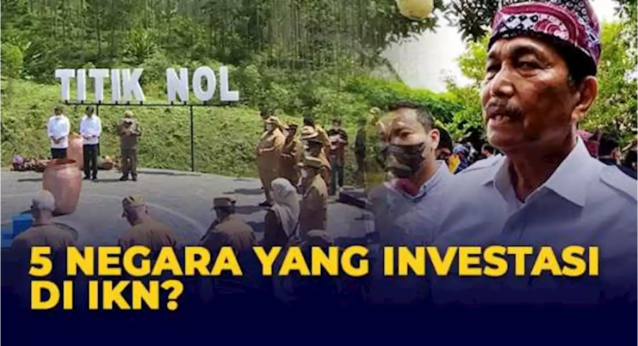 Luhut Beberkan 5 Negara yang akan Investasi di IKN