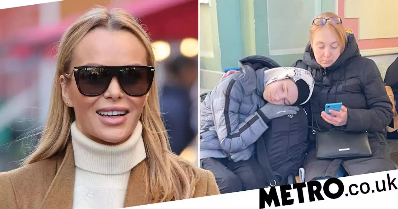 Amanda Holden fumes at Ukraine border over fears Putin could ‘use female spies'