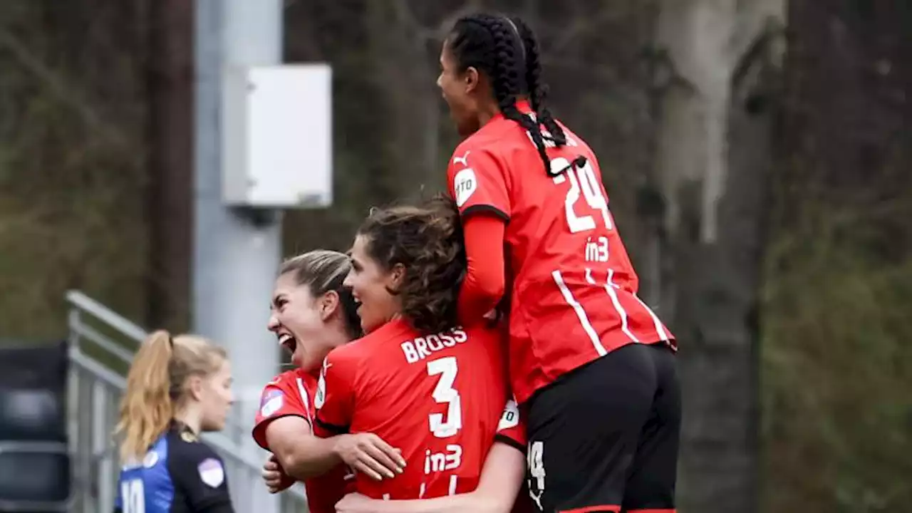 PSV-vrouwen verslaan ADO Den Haag na verlenging en zijn bekerfinalist