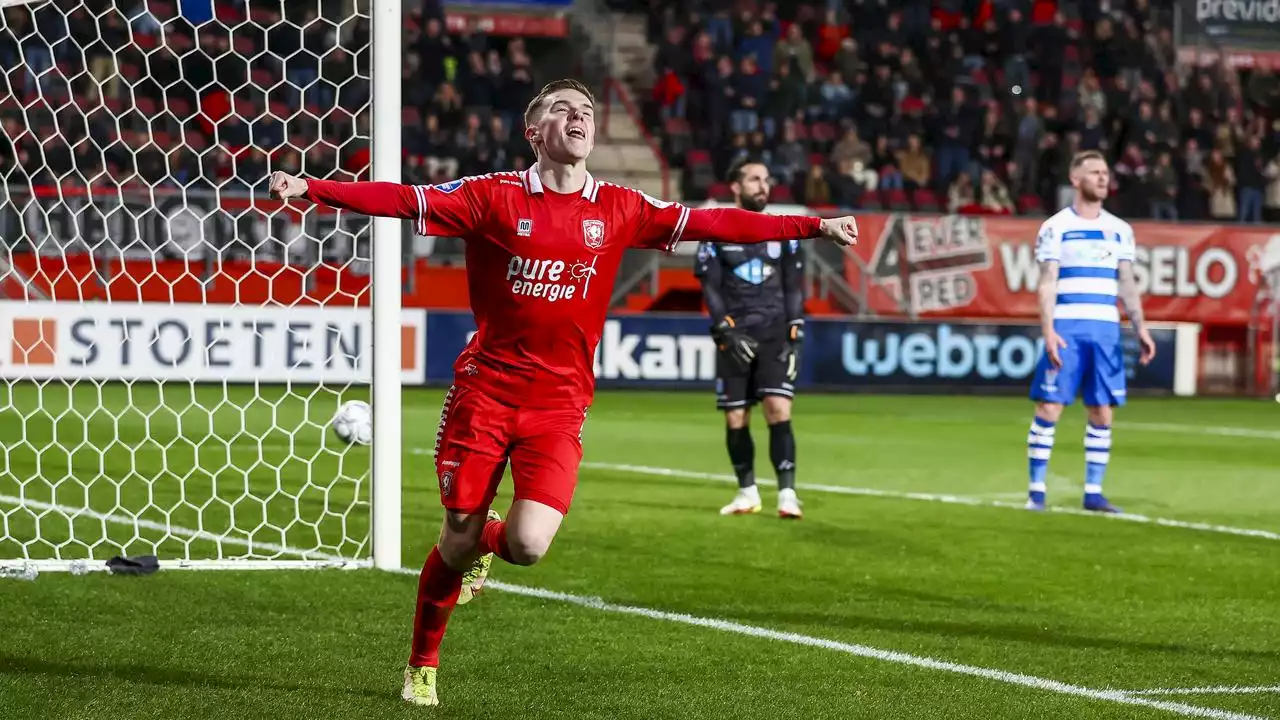 FC Twente zet goede reeks voort met nipte zege op PEC en nadert Feyenoord