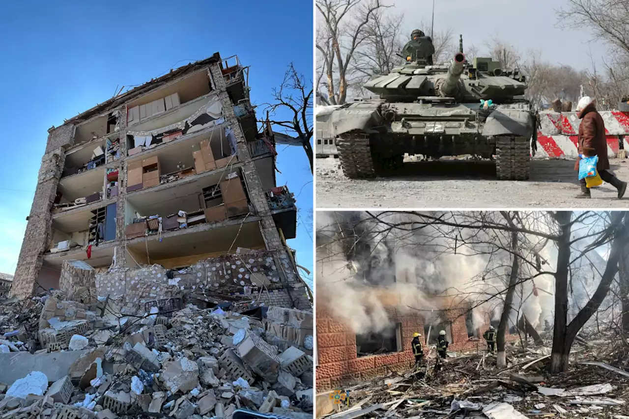 Russians push deeper into Mariupol as locals plead for help